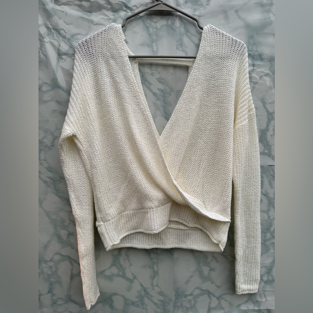 Knitted Mi Ami off white top